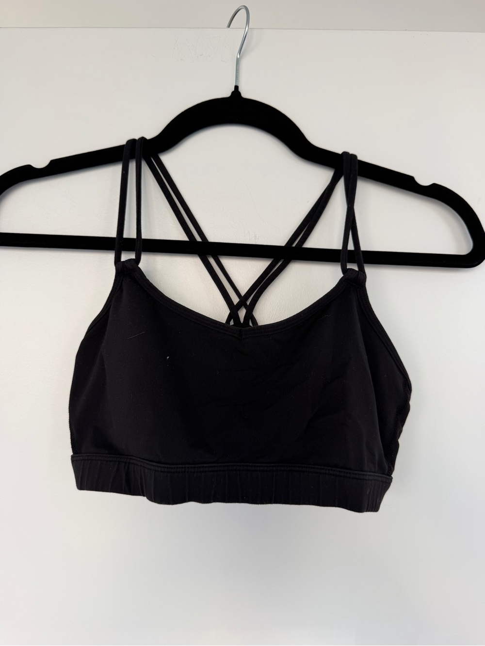 Lululemon Black Strappy Women's Sports Bra